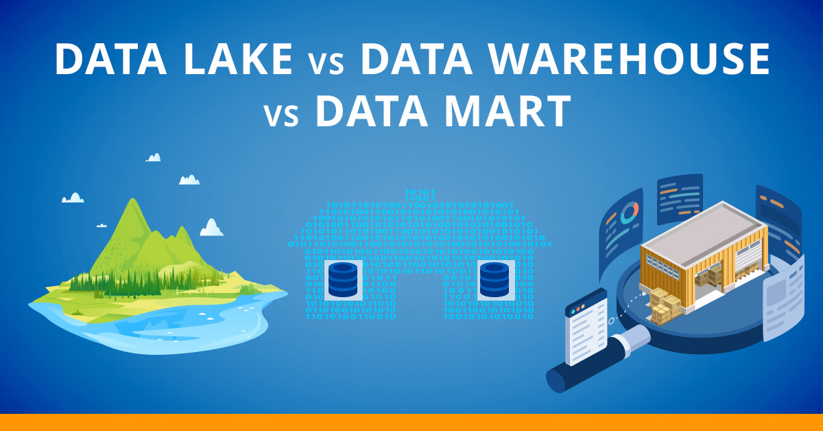Data Lake vs Data Warehouse vs Data Mart - Datateer